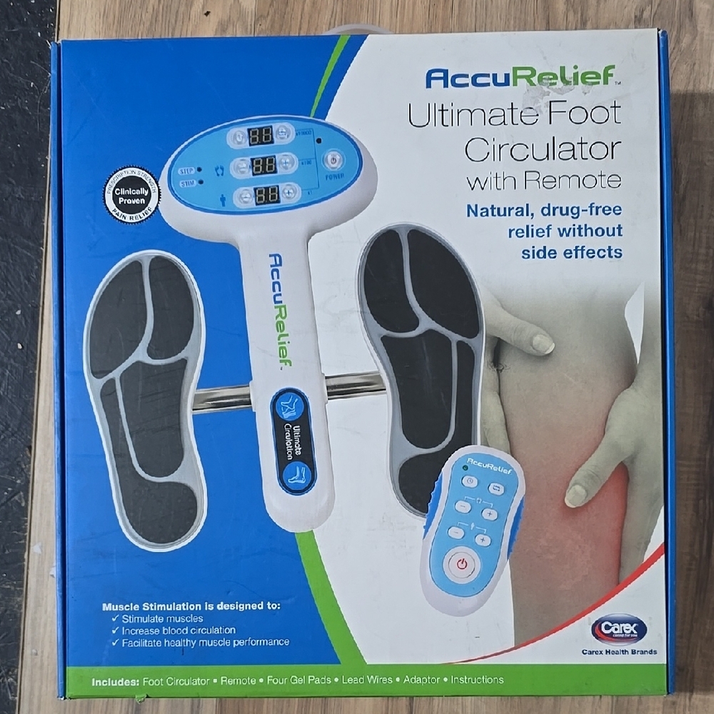 AccuRelief Ultimate Foot Circulator with Remote